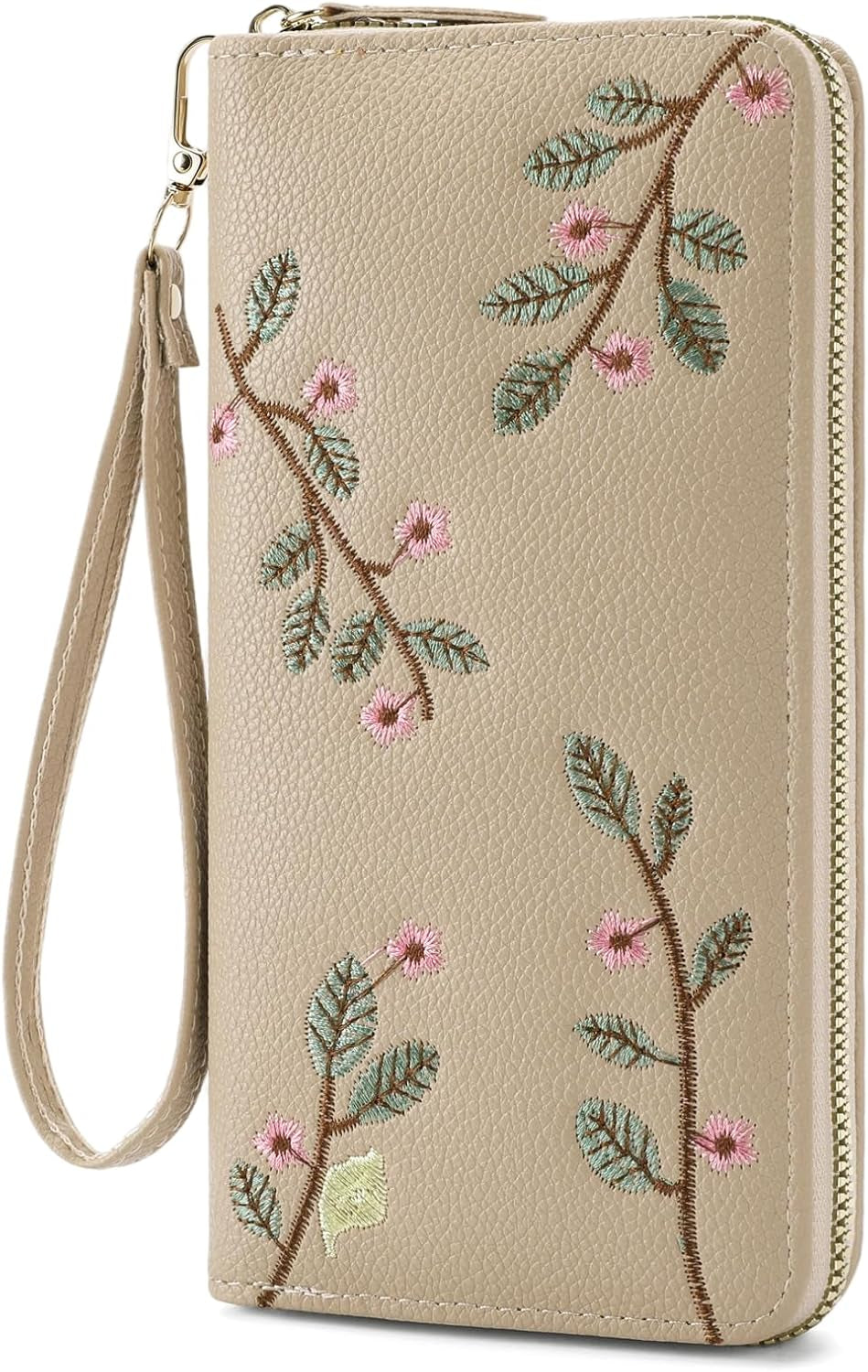 Women's RFID blocking wristlet wallet