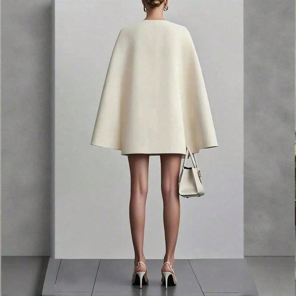 Women's cape blazer dress