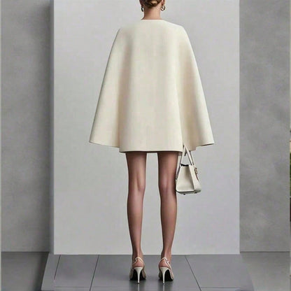 Women's cape blazer dress