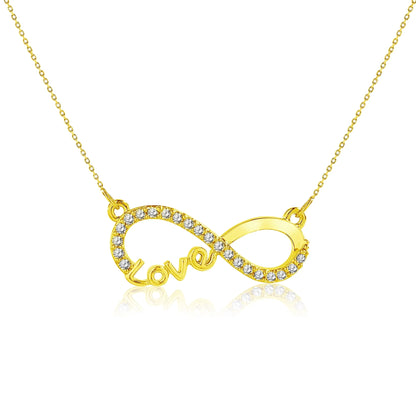 Infinity pendant necklace for women