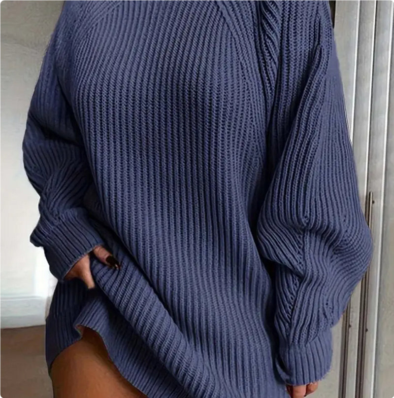 Women's turtleneck sweater dress
