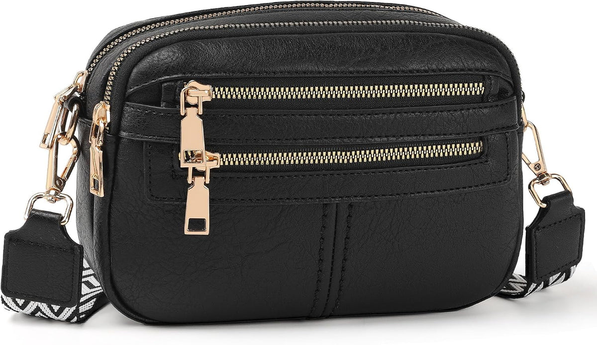 Women's multi-pocket crossbody bag