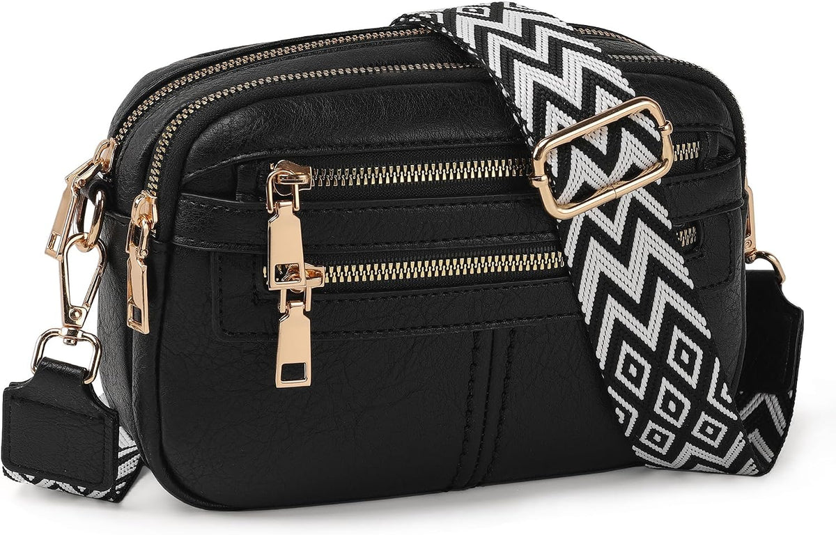 Women's multi-pocket crossbody bag
