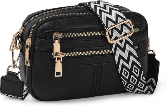 Women's multi-pocket crossbody bag
