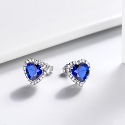 Birthstone stud earrings for women