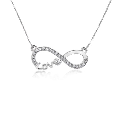 Infinity pendant necklace for women