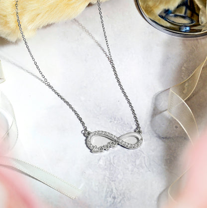 Infinity pendant necklace for women